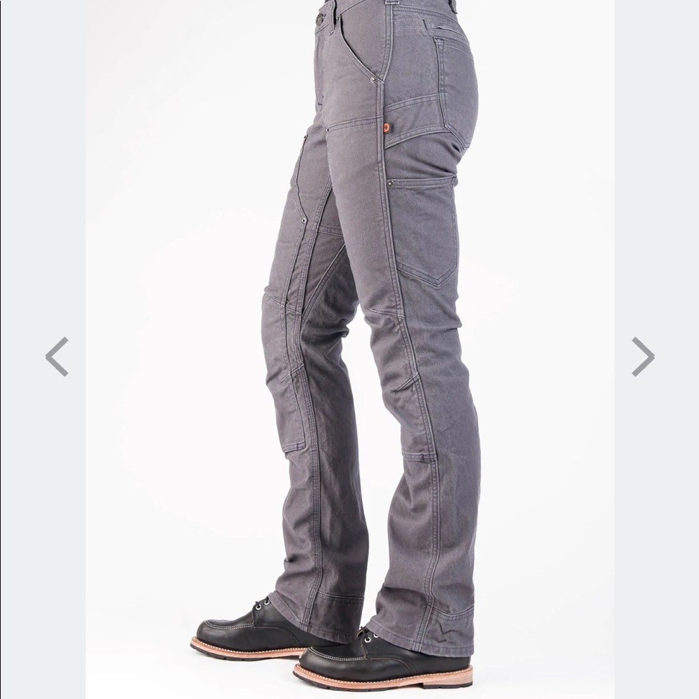 Dovetail Workwear Britt Utility in Dark Grey Canvas